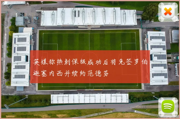 英媒称热刺保级成功后将免签罗伯逊塞内西并续约范德芬